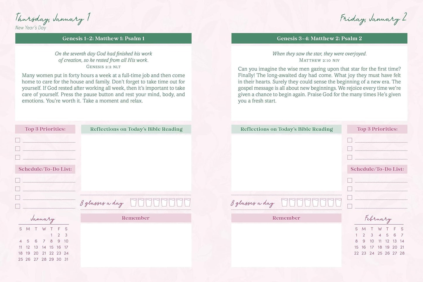 Read Through the Bible in a Year Planner: 2026 Edition