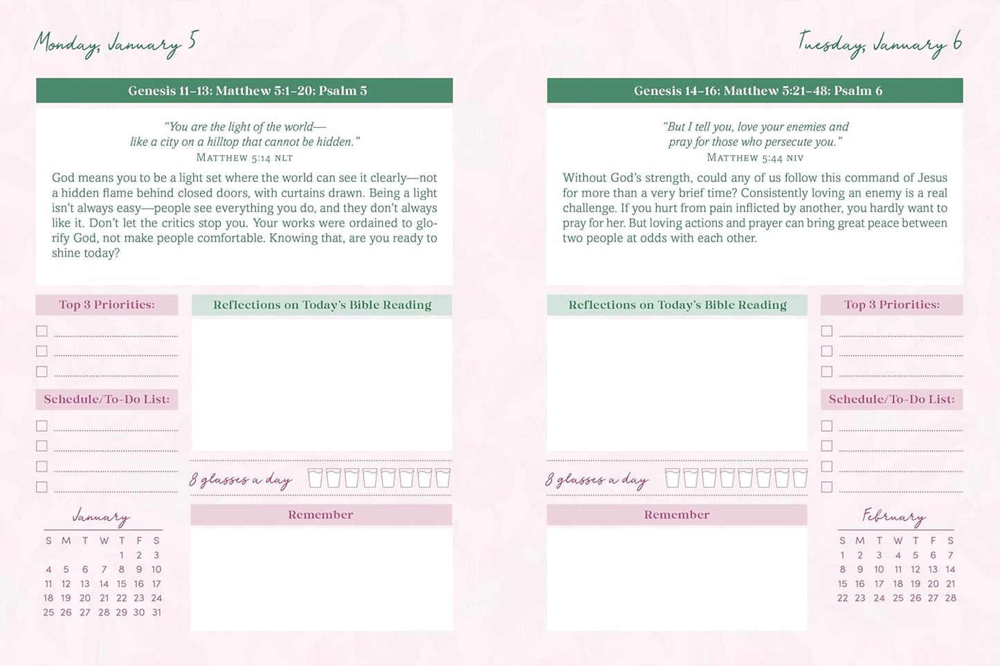 Read Through the Bible in a Year Planner: 2026 Edition