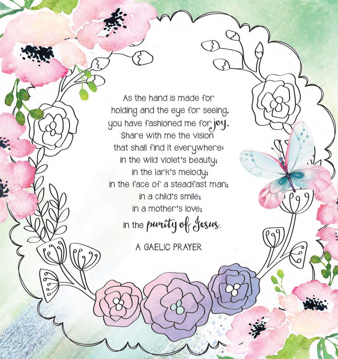 Tyndale NLT Inspire PRAISE Bible (LeatherLike, Purple Garden): Coloring Bible