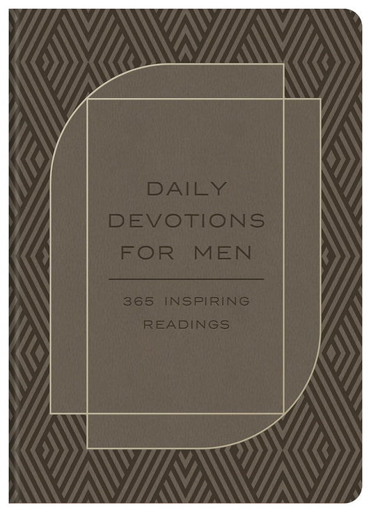 Daily Devotions for Men: 365 Inspiring Readings Leather Bound