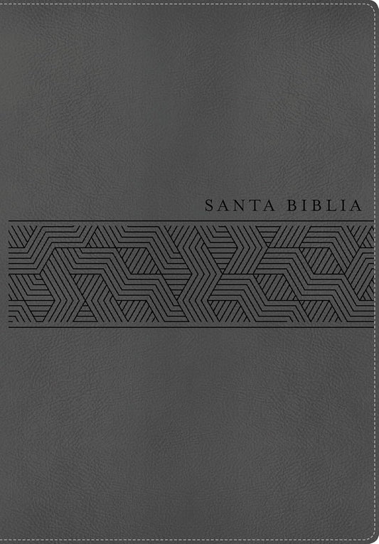 Santa Biblia NTV, Edición manual, letra gigante (SentiPiel, Gris, Índice, Letra Roja) (Spanish Edition) Imitation Leather – Large Print