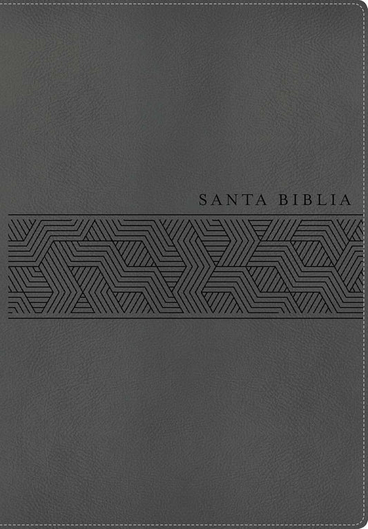 Santa Biblia NTV, Edición manual, letra gigante (SentiPiel, Gris, Índice, Letra Roja) (Spanish Edition) Imitation Leather – Large Print