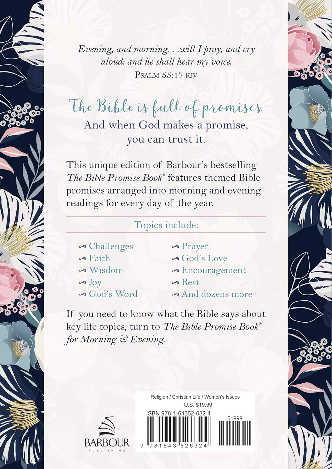 The Bible Promise Book for Morning & Evening Women's Edition Paperback