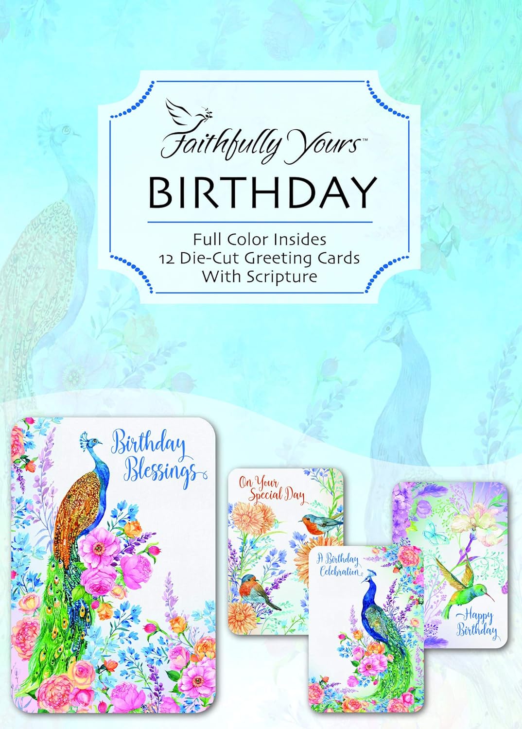 Faithfully Yours Birthday Box Cards - Song Birds