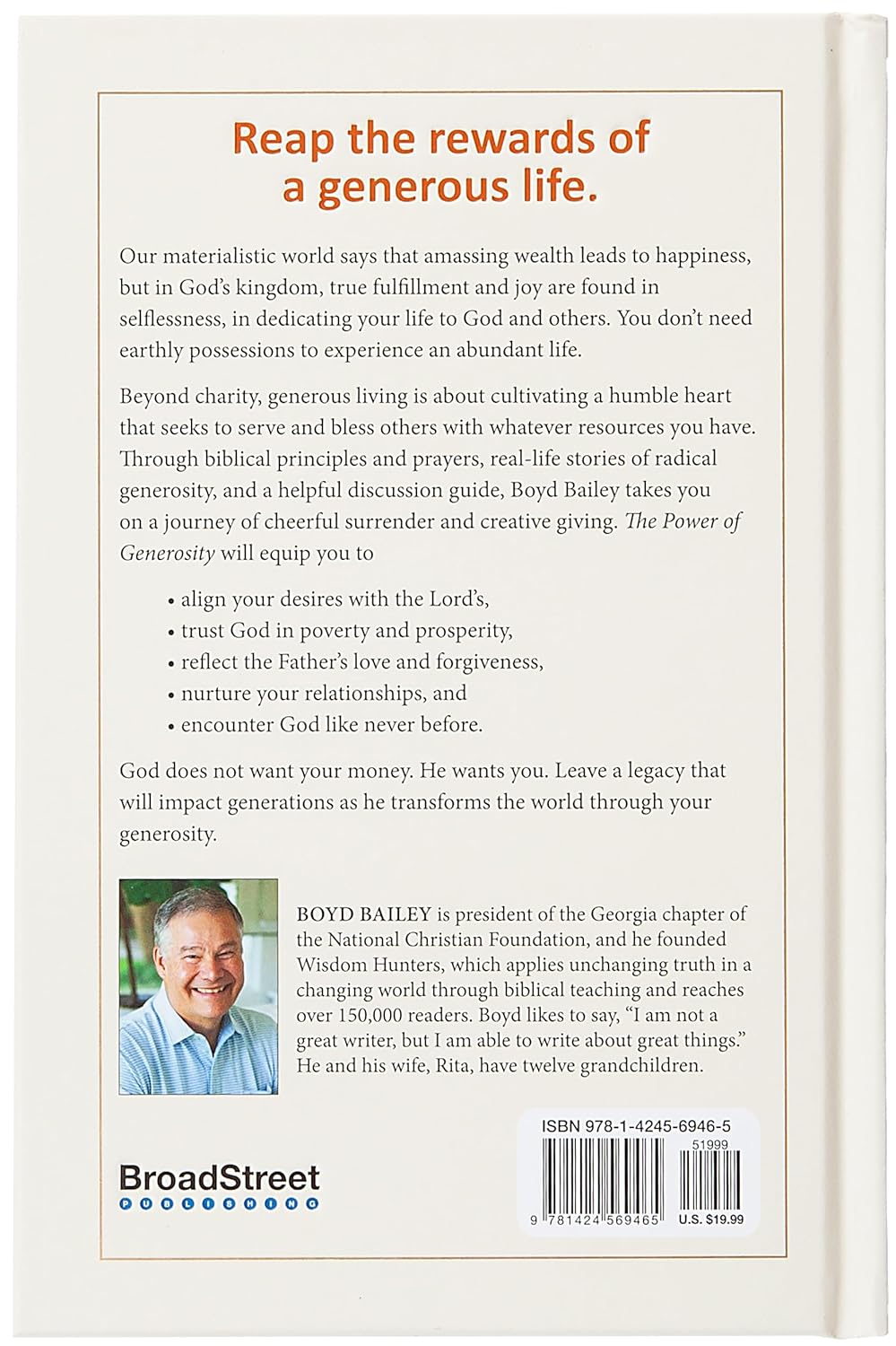 The Power of Generosity: Experiencing God's Amazing Abundance