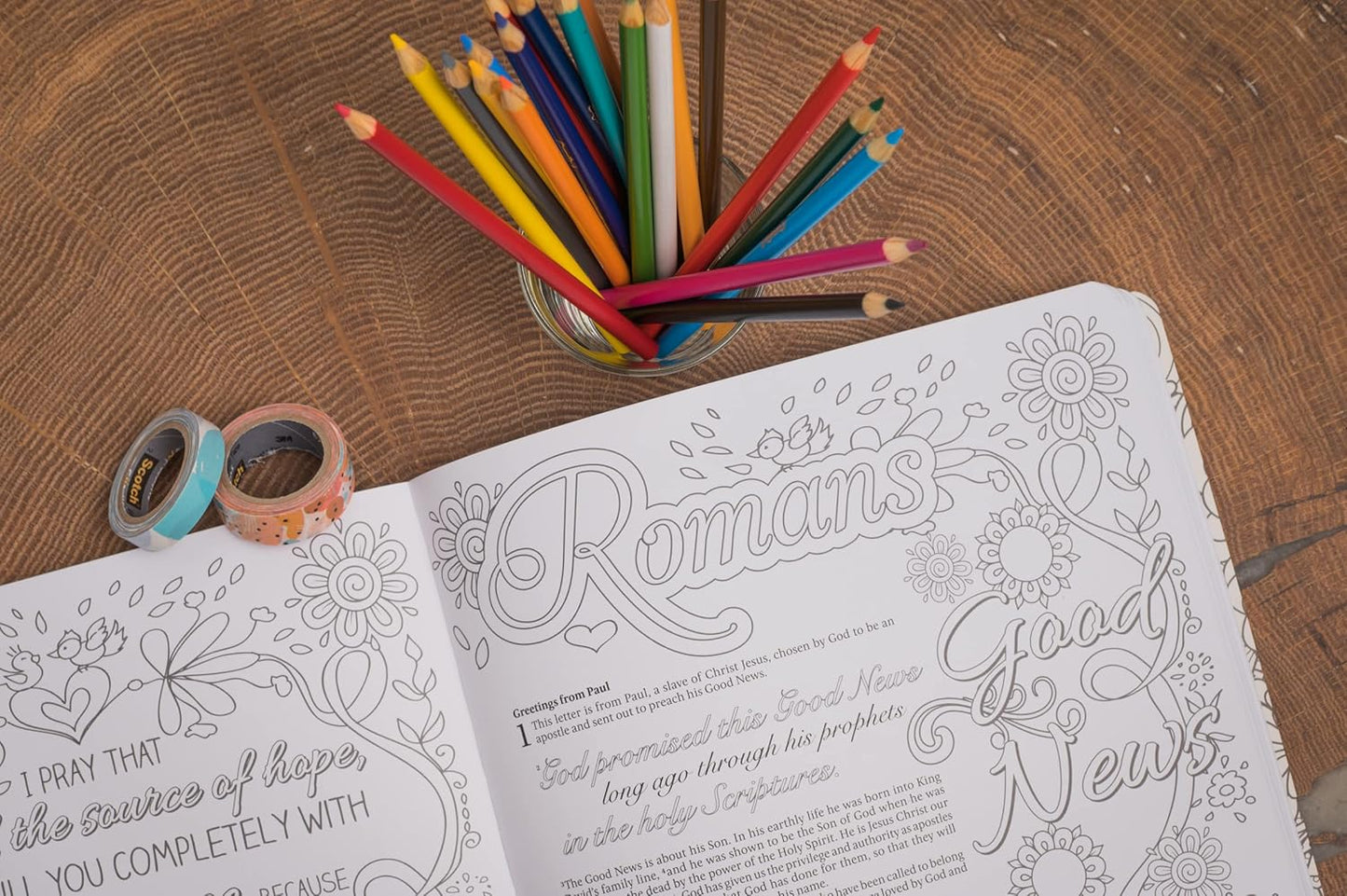 Inspire: Acts & Romans (Softcover): Coloring & Creative Journaling through Acts & Romans Paperback – Coloring Book