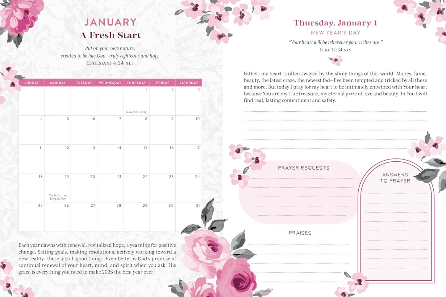 My Daily Prayer Plan: 2026 Edition: An Interactive Prayer Tracker for Women Hardcover