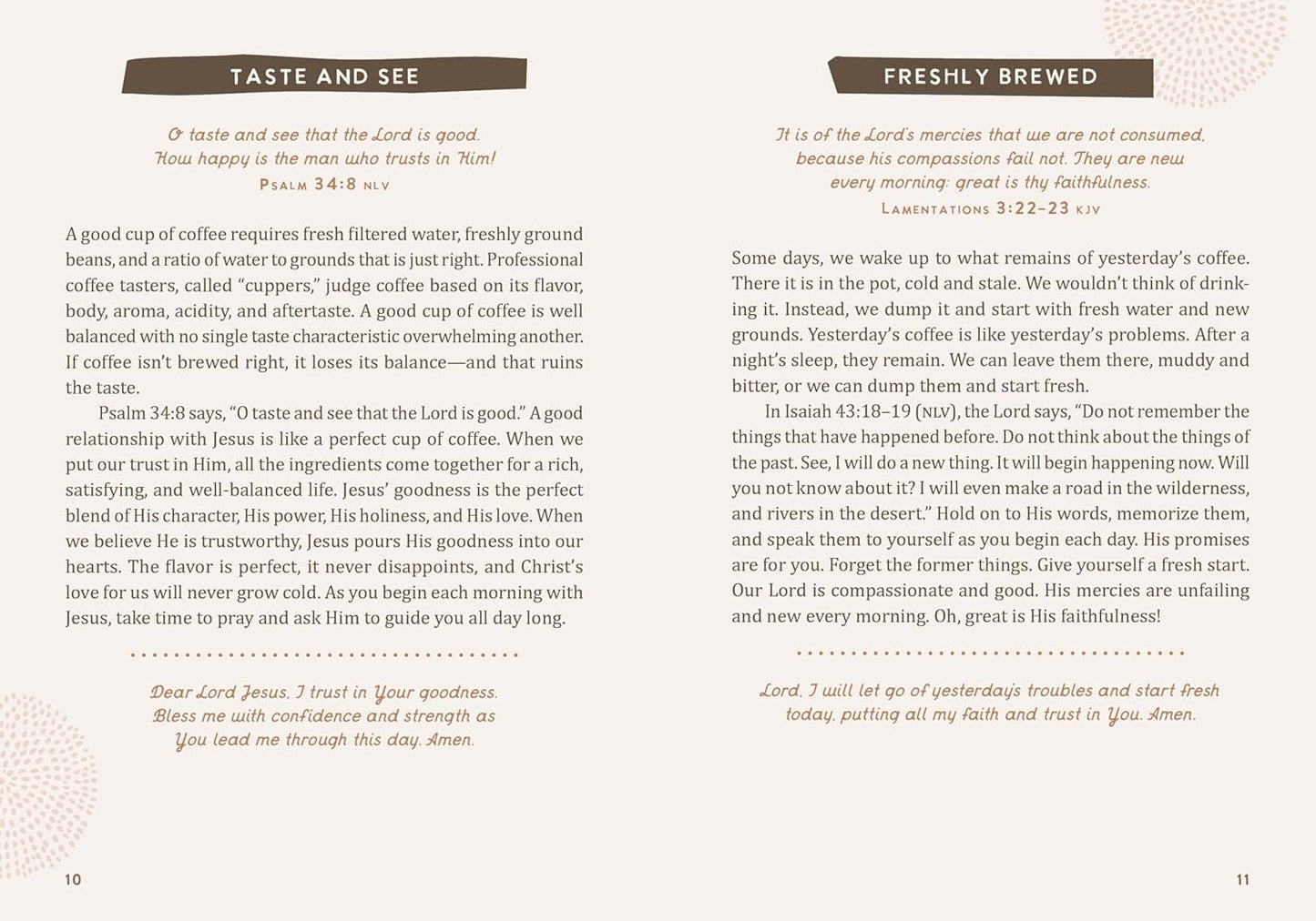 Coffee and Jesus: A Robust Blend of Uplifting Devotions & Prayers for Women Paperback