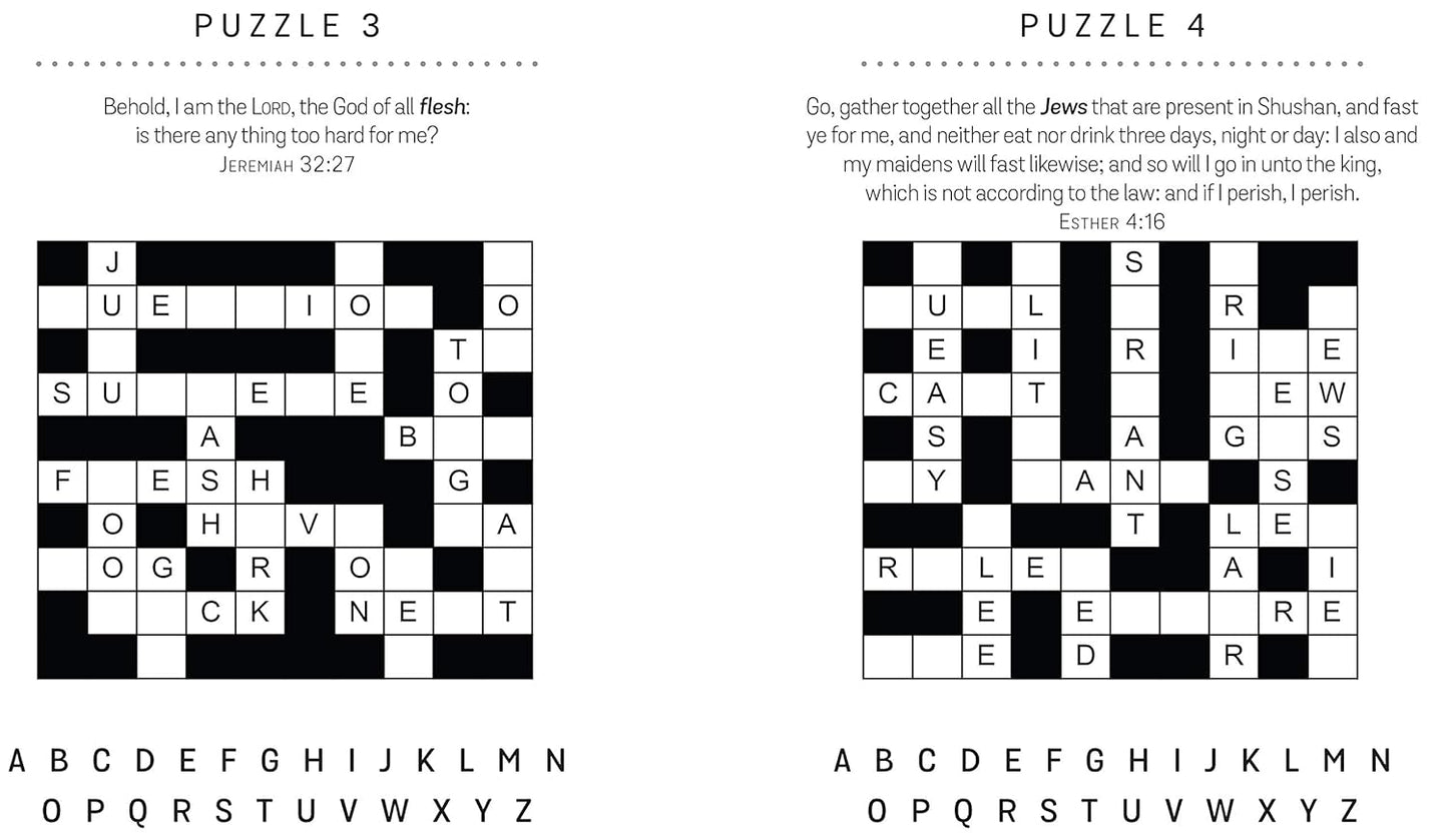 150 Bible Crosswords without Clues: A New Twist on a Classic Favorite! Paperback