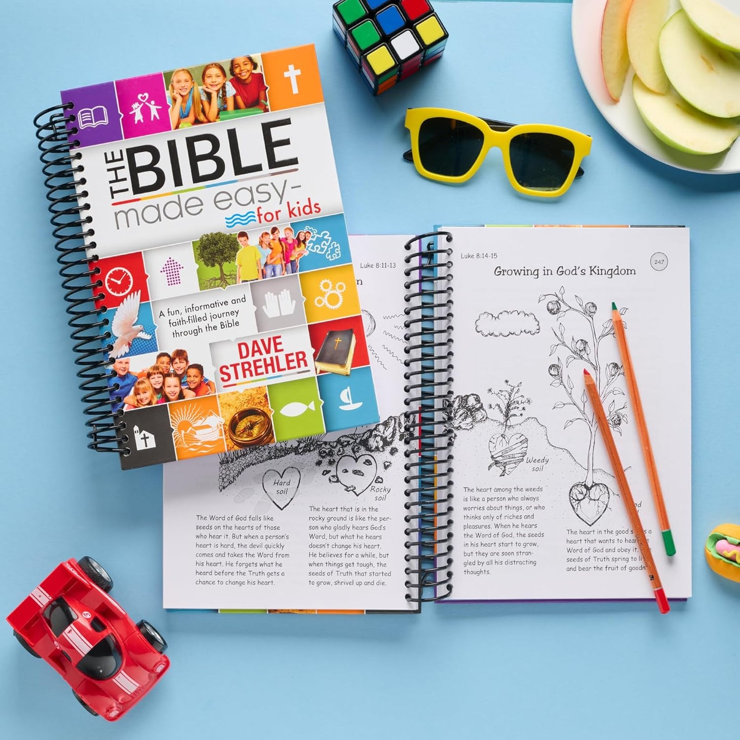 The Bible Made Easy—for Kids Wirebound Edition by Dave Strehler
