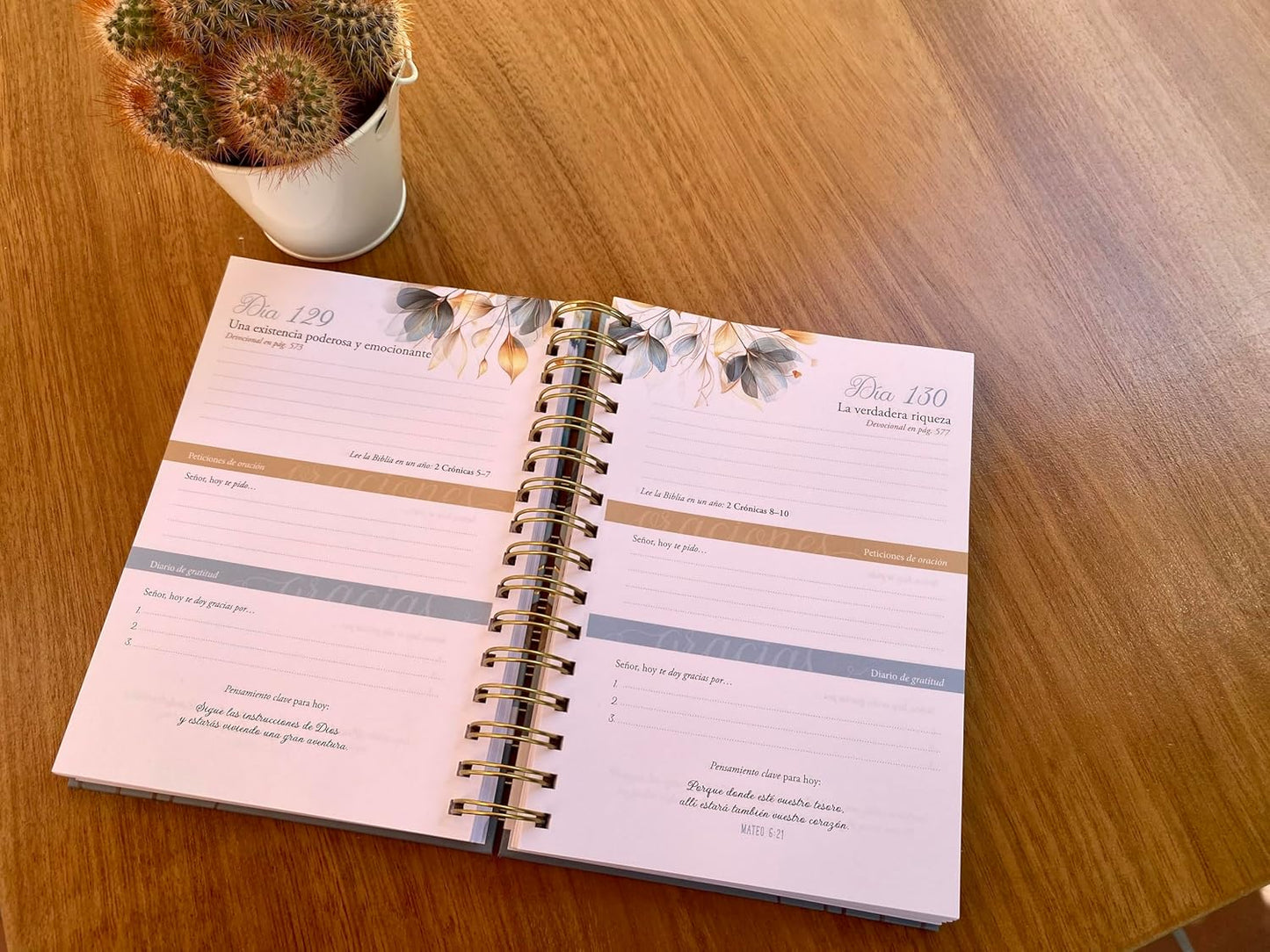 Diario para la mujer conforme al corazón de Dios - Edición pétalos (Journal for A Woman After God's Own Heart Bible): Edición pétalos