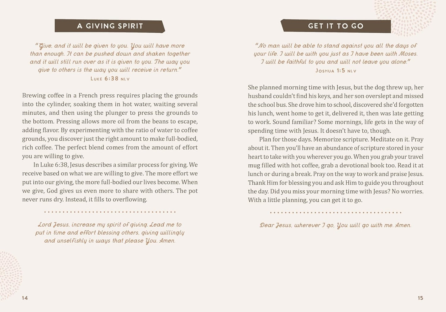 Coffee and Jesus: A Robust Blend of Uplifting Devotions & Prayers for Women Paperback