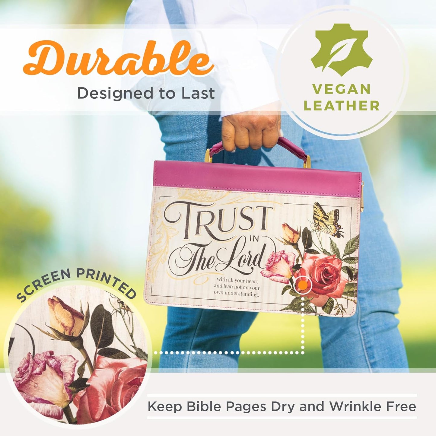 Bible Cover - Trust in The Lord - Prov. 3:5