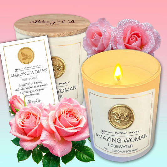 Amazing Woman - Rosewater - Scentspirations Candle Collection