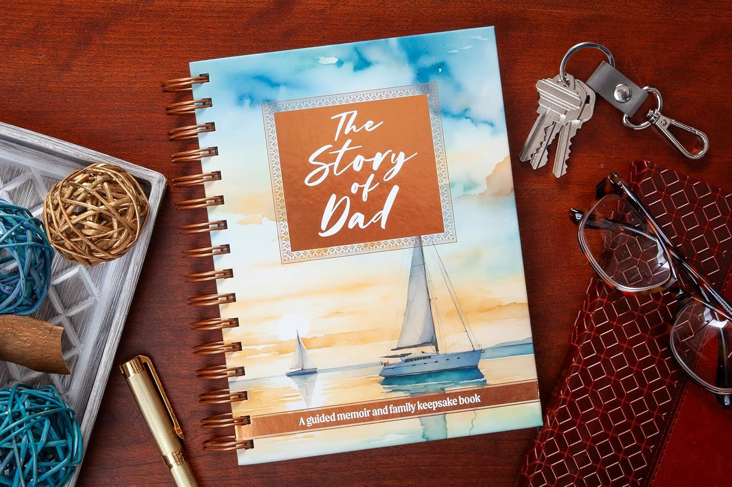 The Story of Dad: A guided memoir and family keepsake book Hardcover