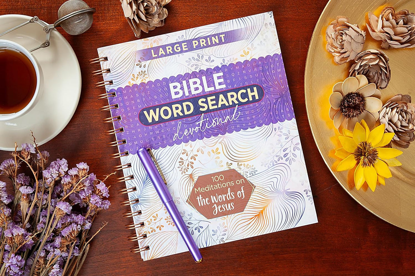 100 Meditations on the Words of Jesus: Word Search Devotional