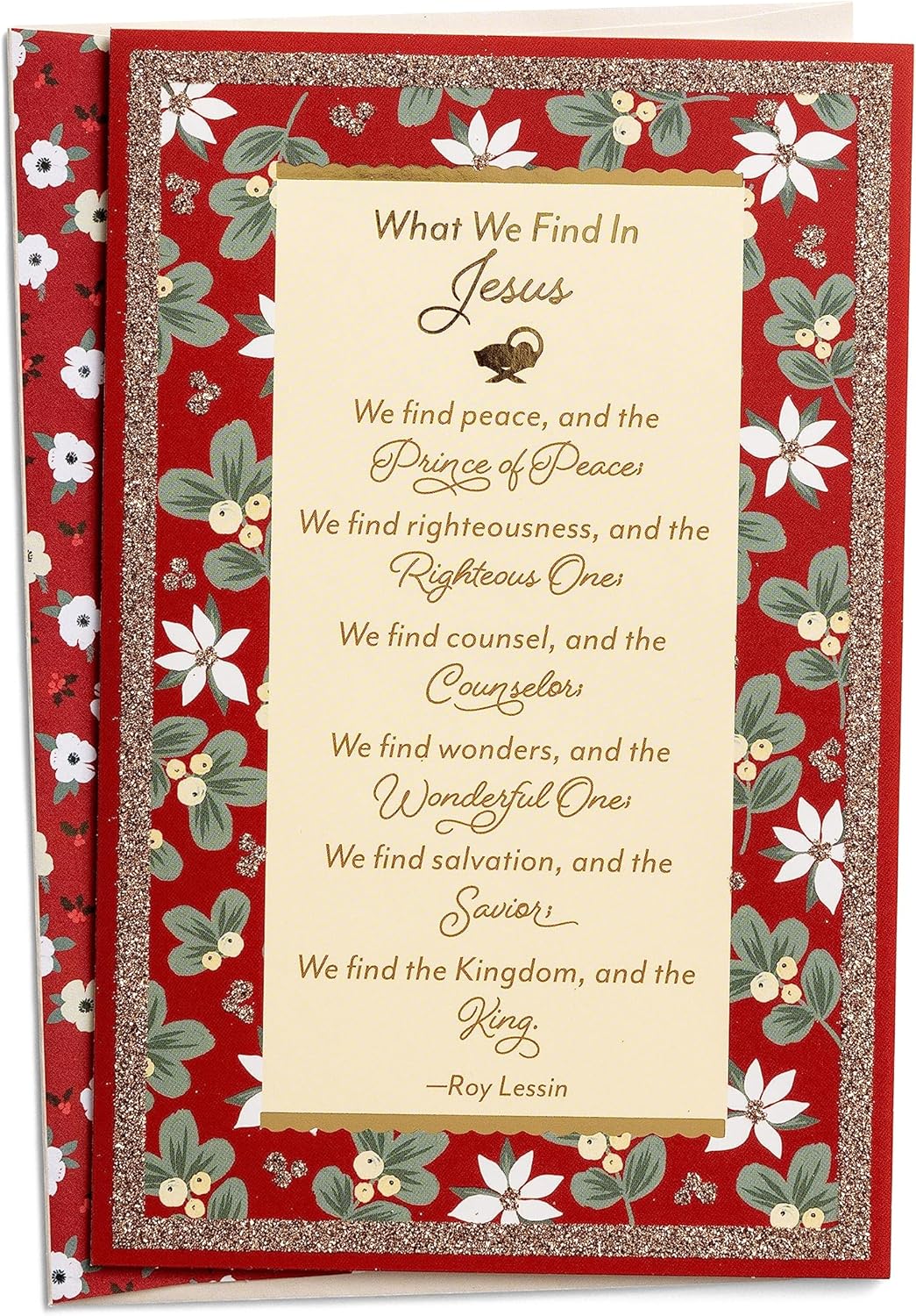 DaySpring - What we Find in Jesus - 18 Premium Christmas Boxed Cards and Envelopes