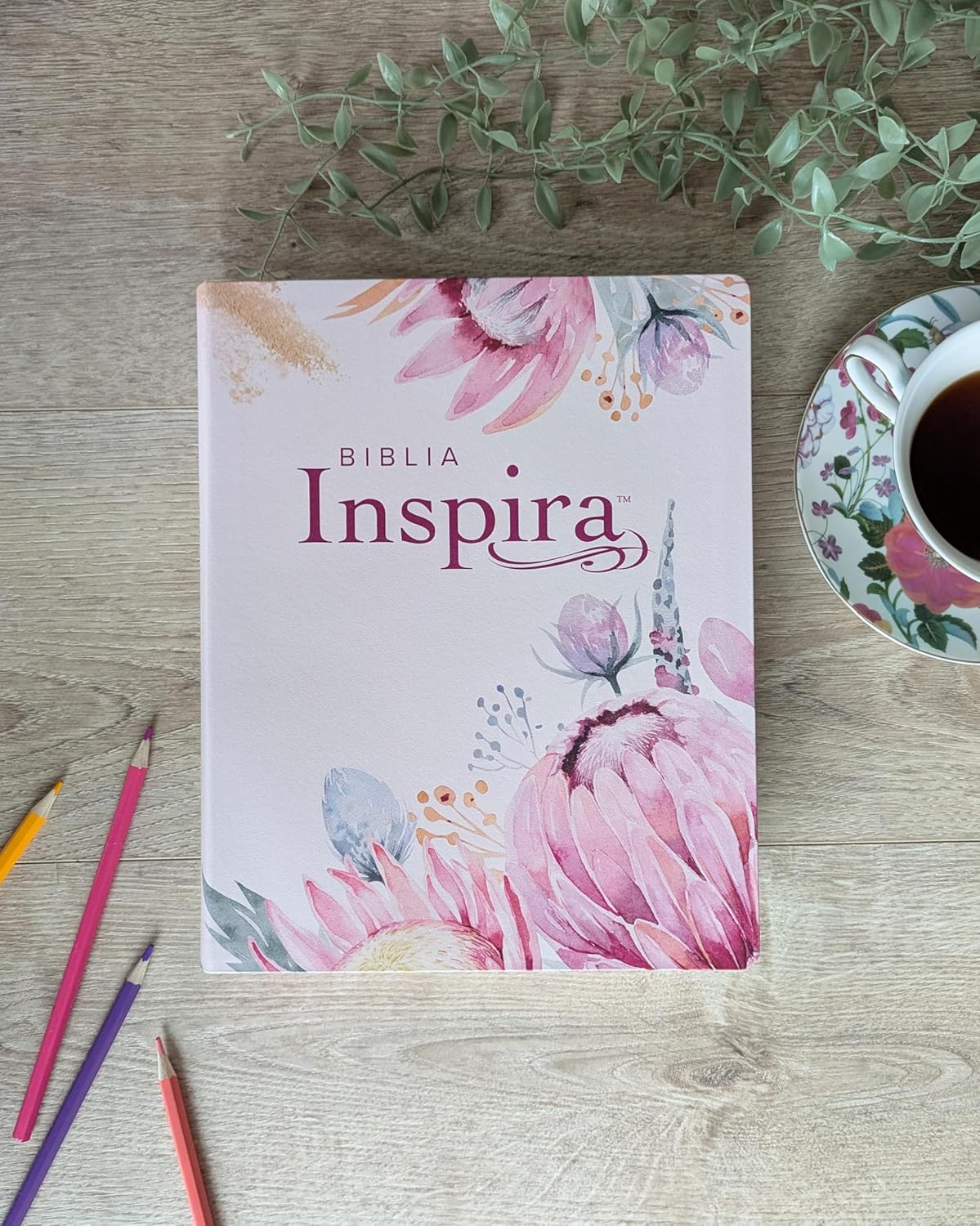 Biblia Inspira NTV, letra grande con Filament (SentiPiel, Primaveral) (Spanish Edition) Imitation Leather – Large Print