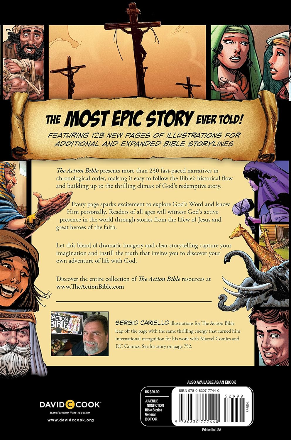 The Action Bible: God's Redemptive Story Hardcover