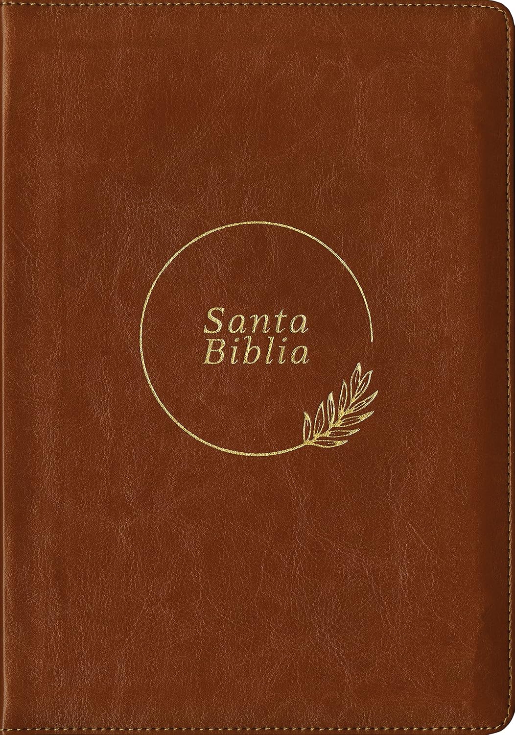 Santa Biblia RVR60, Edición zíper con referencias, letra grande (SentiPiel, Café, Letra Roja) (Spanish Edition) Imitation Leather – .zip