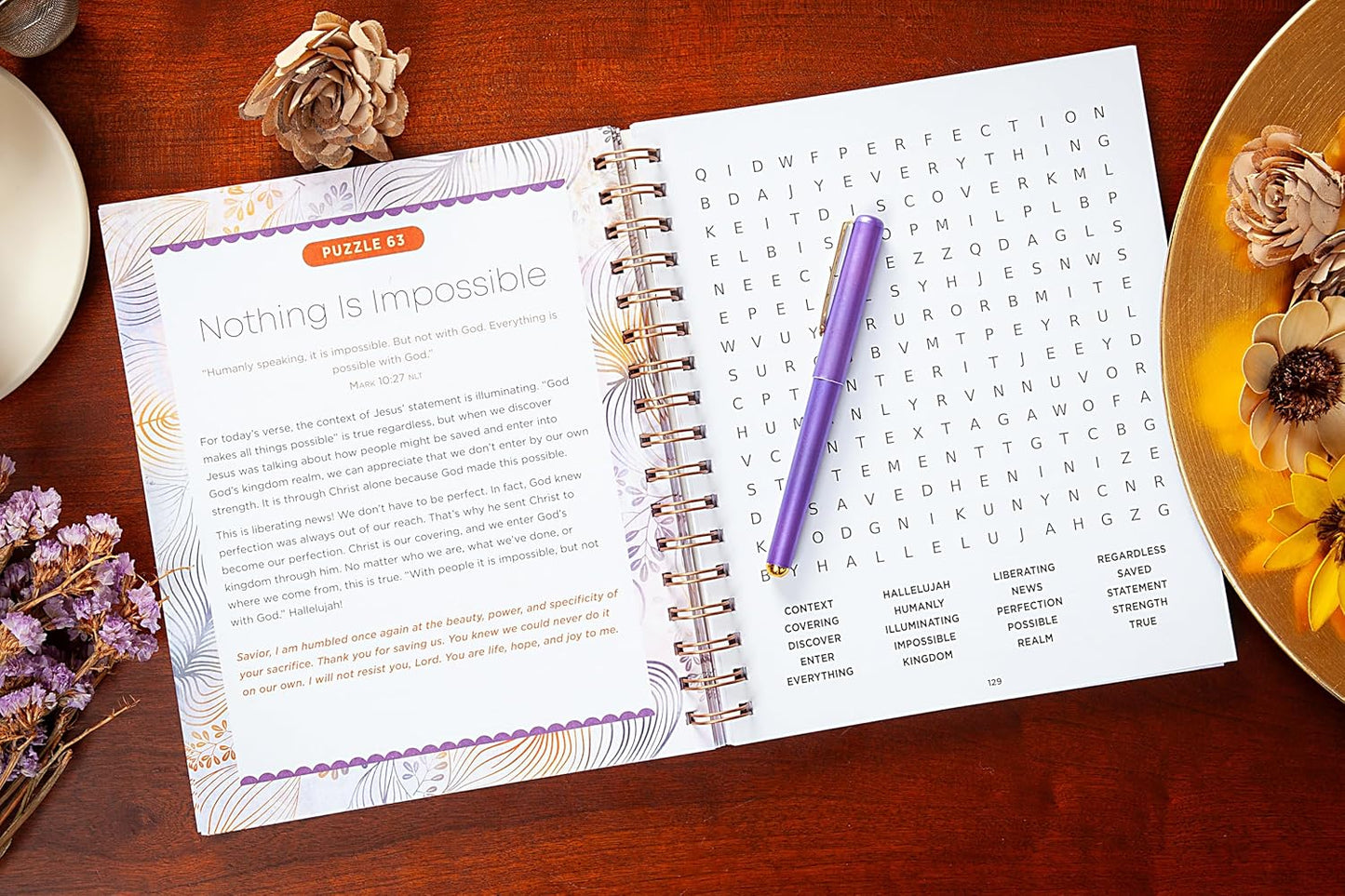 100 Meditations on the Words of Jesus: Word Search Devotional