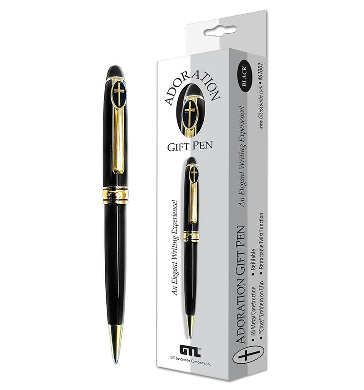 G.T. Luscombe Company, Inc. Cross Adoration Burgundy Sleek Style and Precision Twist Function Ballpoint Ink Pen In Gift Box