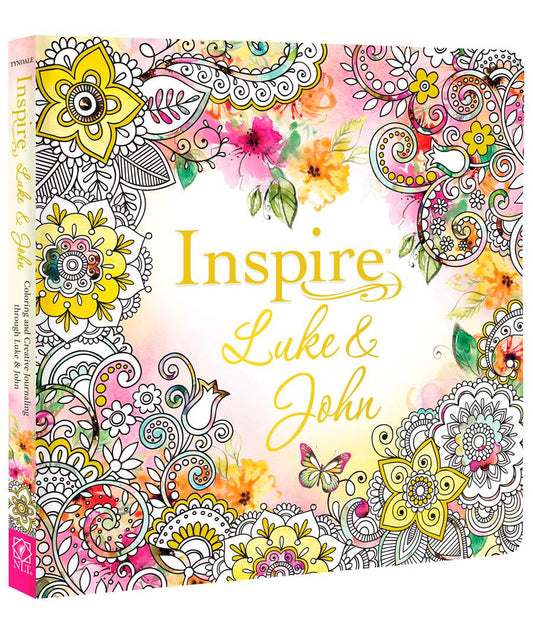 Inspire: Luke & John Coloring & Creative Journaling through Luke & John by New Living Translation and Tyndale