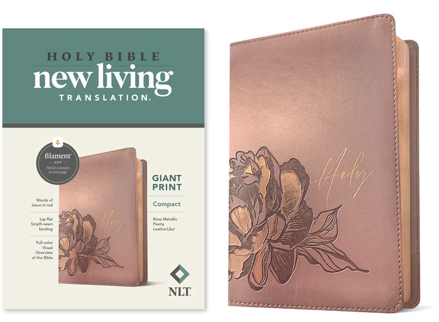 NLT Compact Giant Print Bible, Filament Enabled.