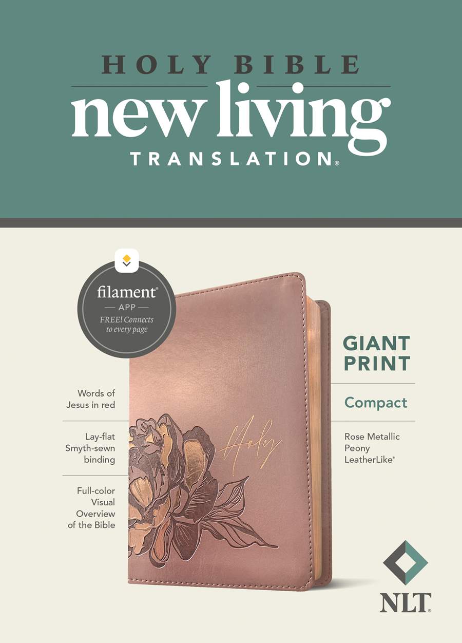 NLT Compact Giant Print Bible, Filament Enabled.