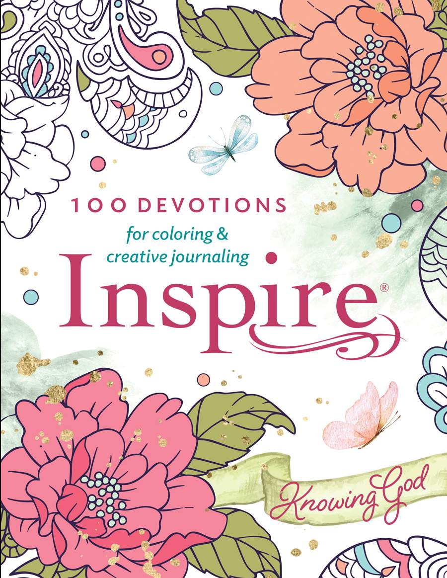 Inspire: Knowing God 100 Devotions for Coloring and Creative Journaling