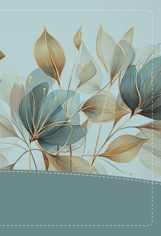 A Woman After God's Own Heart Bible - Blue Mist Floral