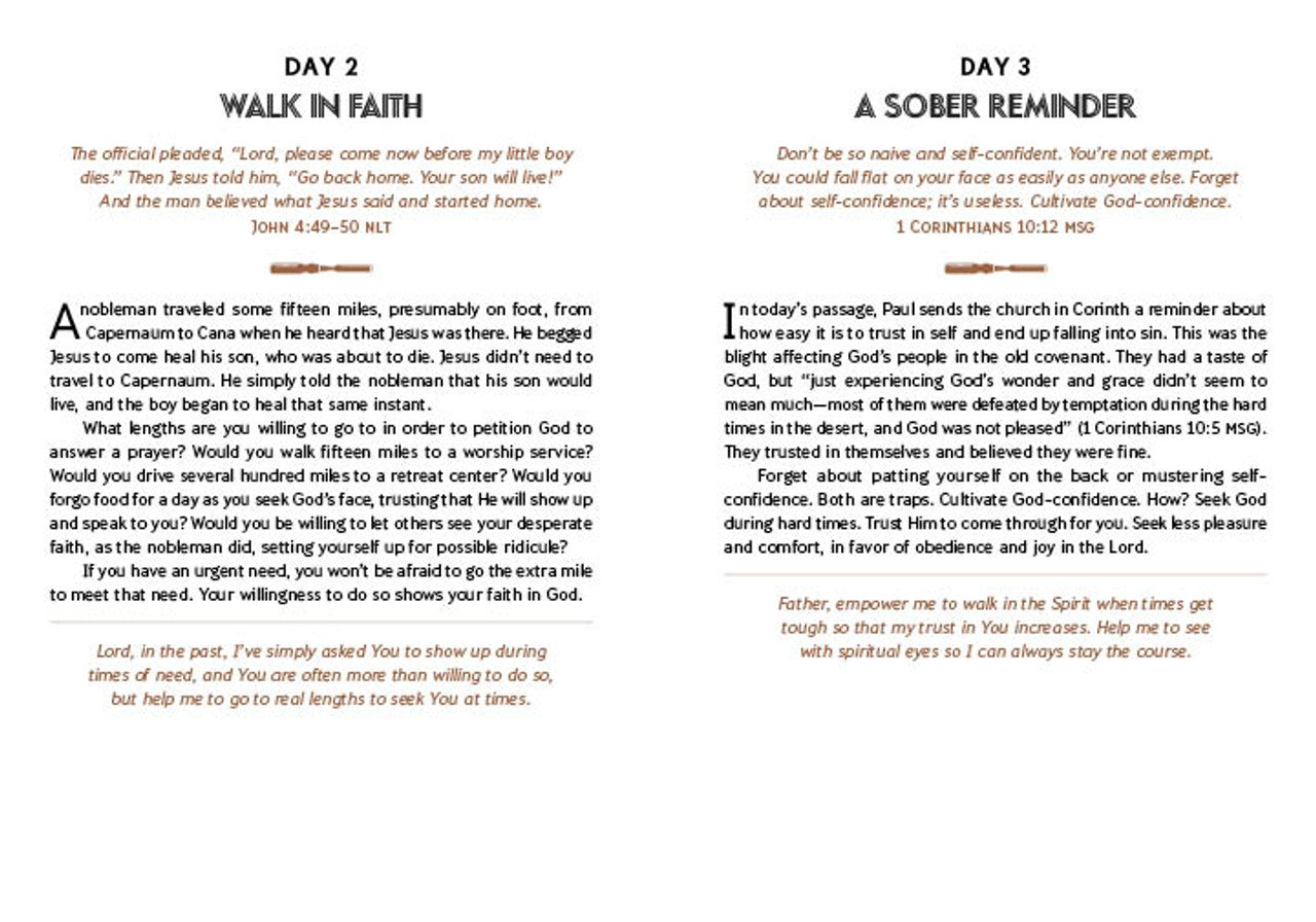 God's Word for Guys: 3-Minute Daily Devotions Imitation Leather