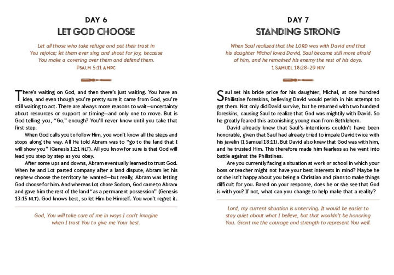 God's Word for Guys: 3-Minute Daily Devotions Imitation Leather
