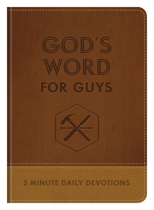 God's Word for Guys: 3-Minute Daily Devotions Imitation Leather
