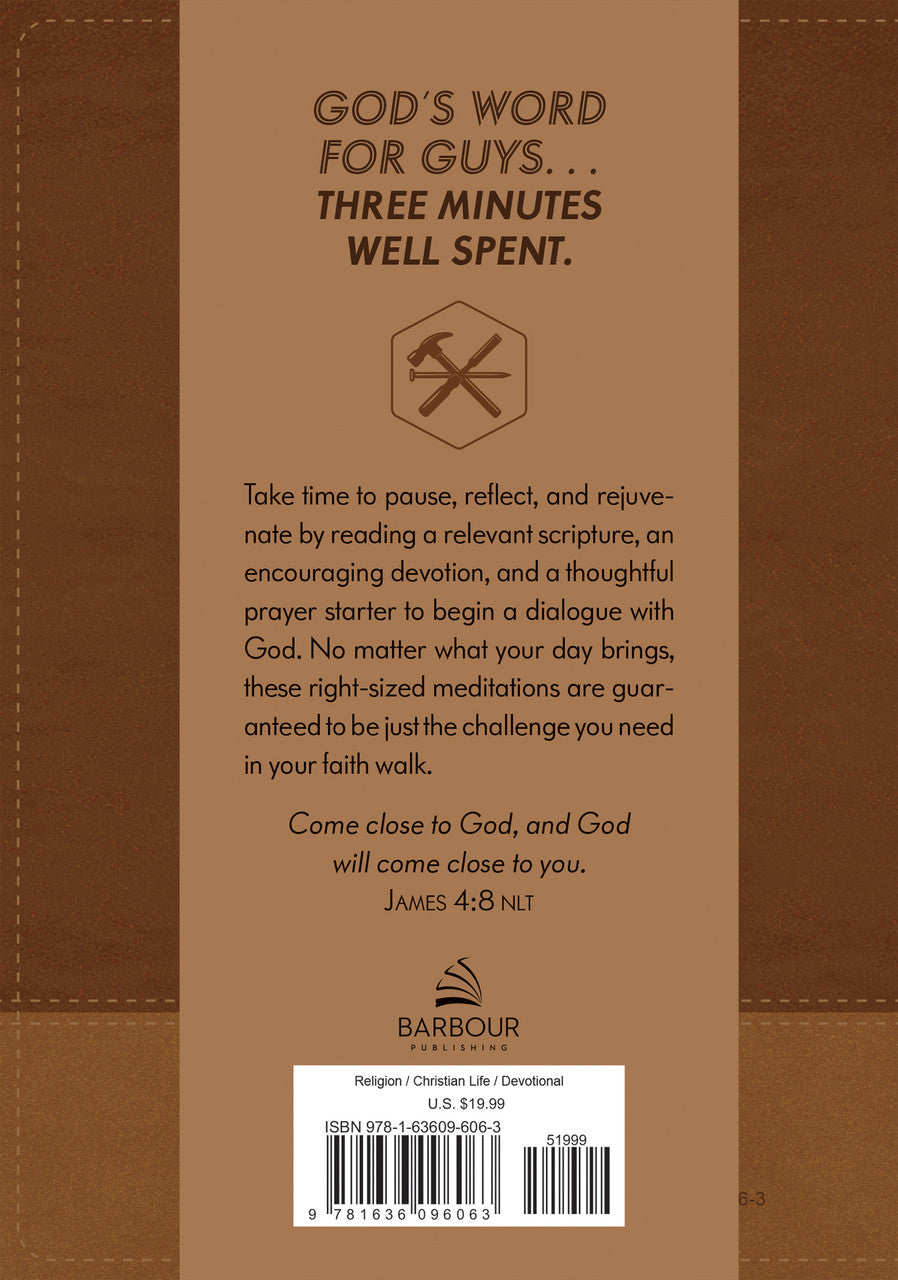 God's Word for Guys: 3-Minute Daily Devotions Imitation Leather