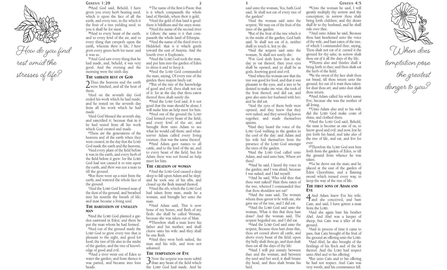 Personal Reflections KJV Bible with Prompts