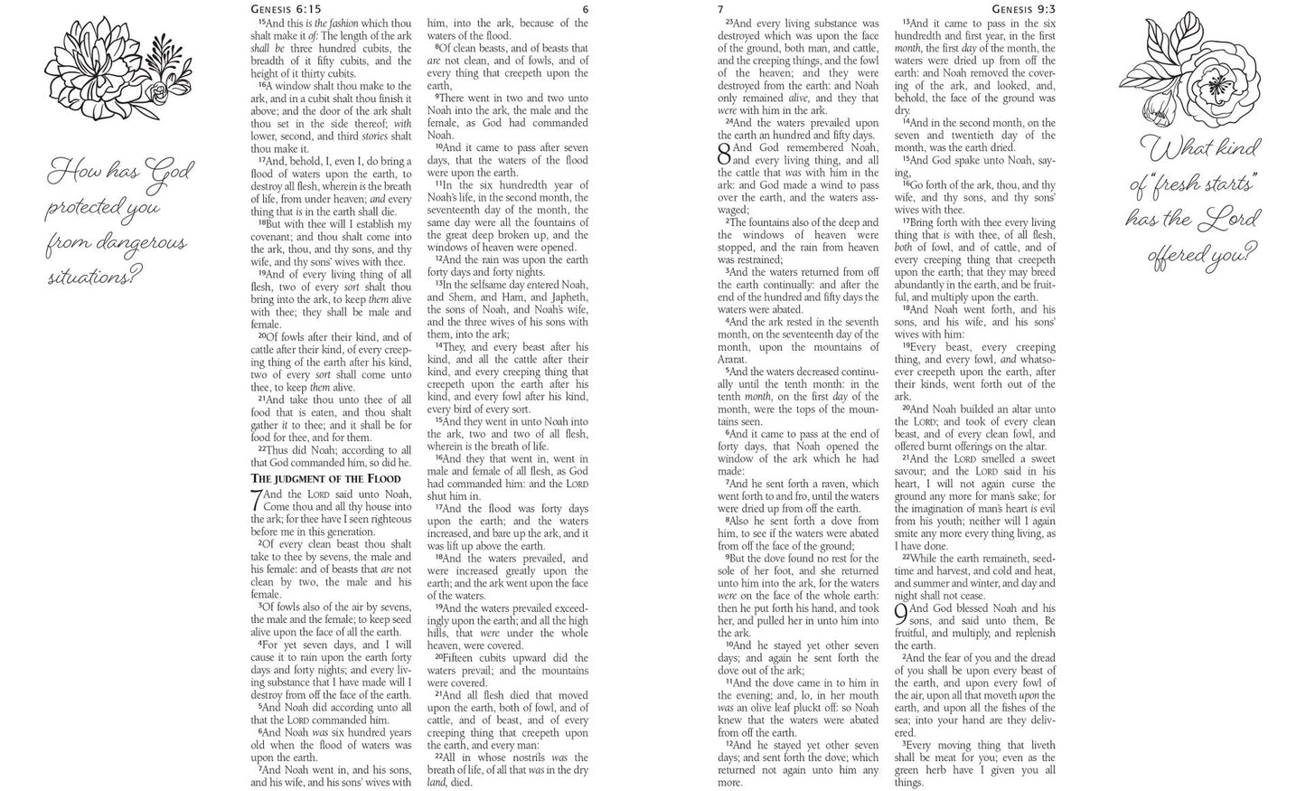 Personal Reflections KJV Bible with Prompts
