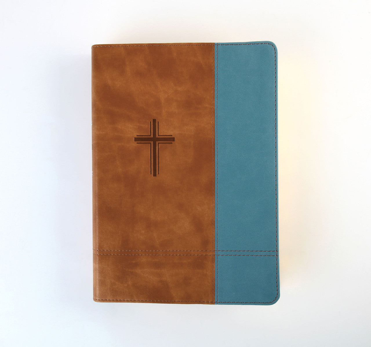 The Barbour Simplified KJV--Large Print [Rust & Stone Cross]