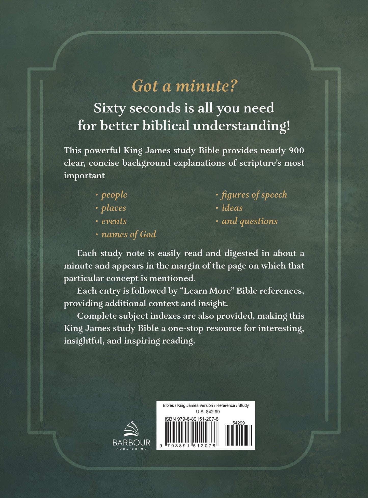 The King James Study Bible: Featuring 1-Minute Commentary on Key People, Places, Events, and Ideas [Burgundy Sword & Shield]