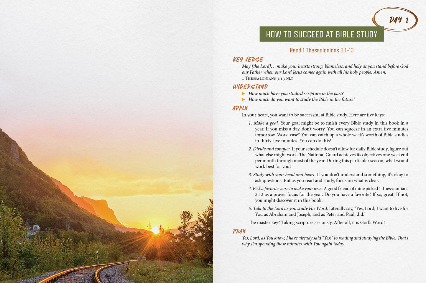 The 5-Minute Bible Study Plan for Men: 365 Days in God's Word Hardcover