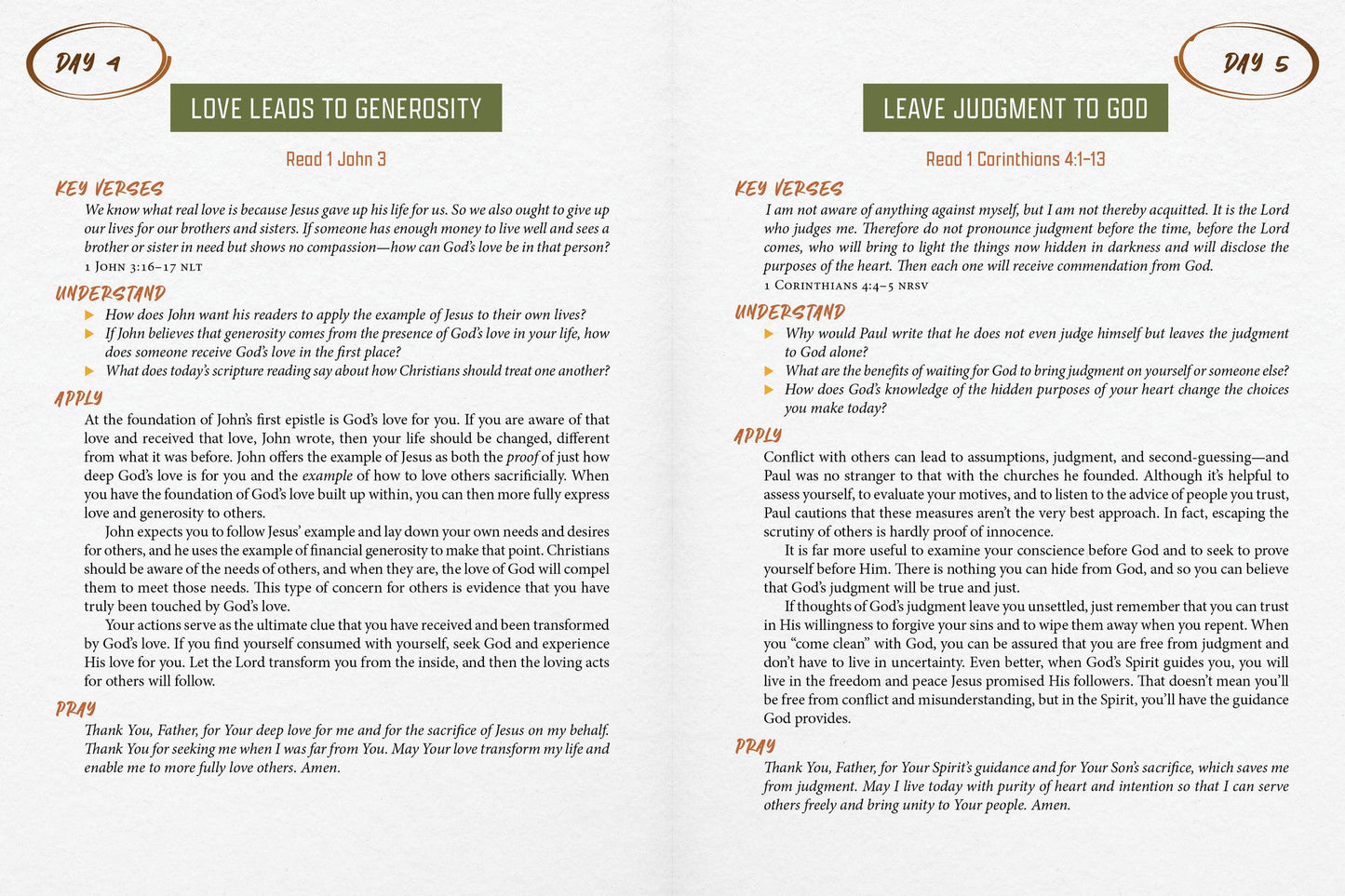The 5-Minute Bible Study Plan for Men: 365 Days in God's Word Hardcover