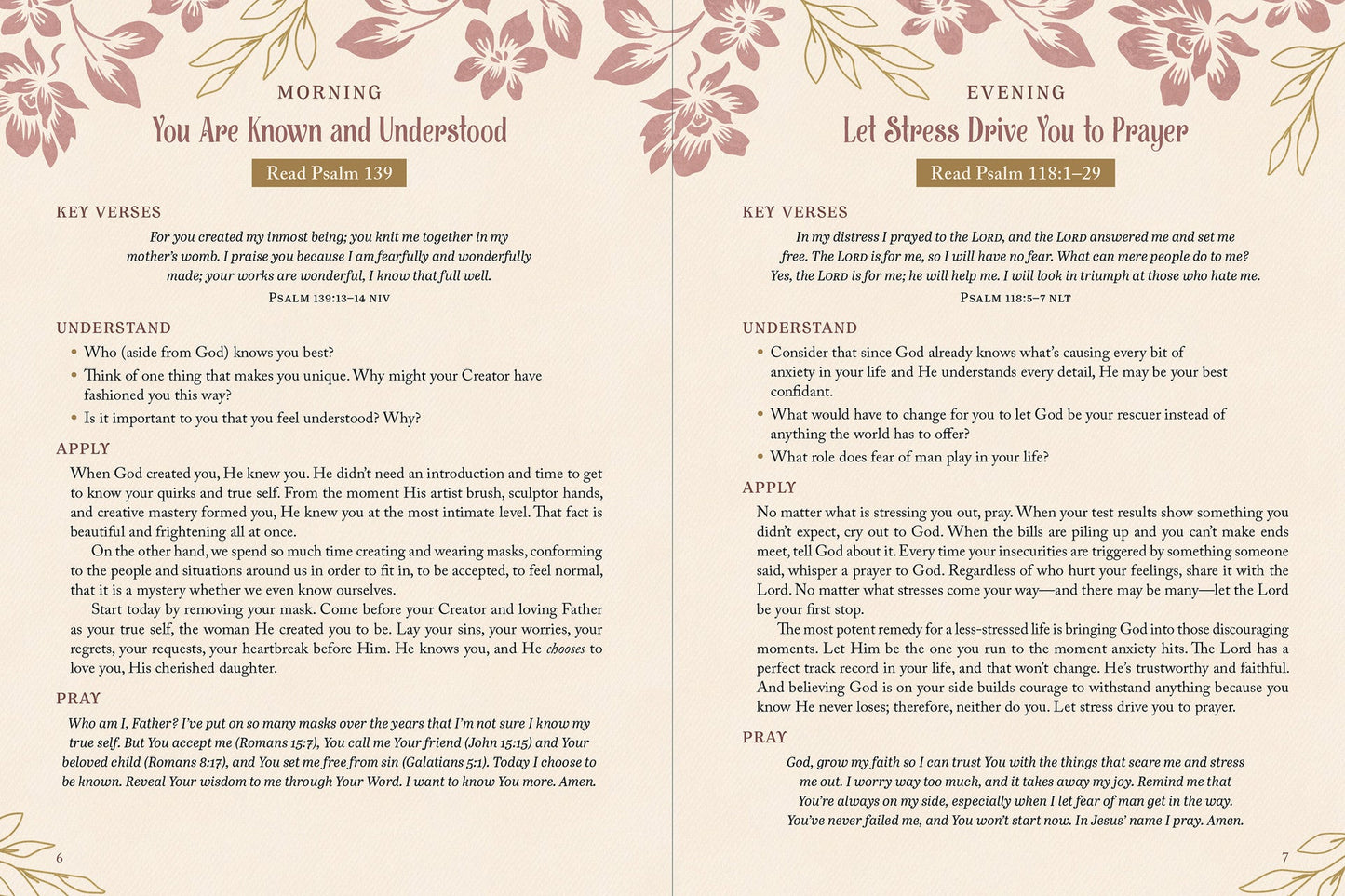 The 5-Minute Bible Study for Women: Morning and Evening Edition