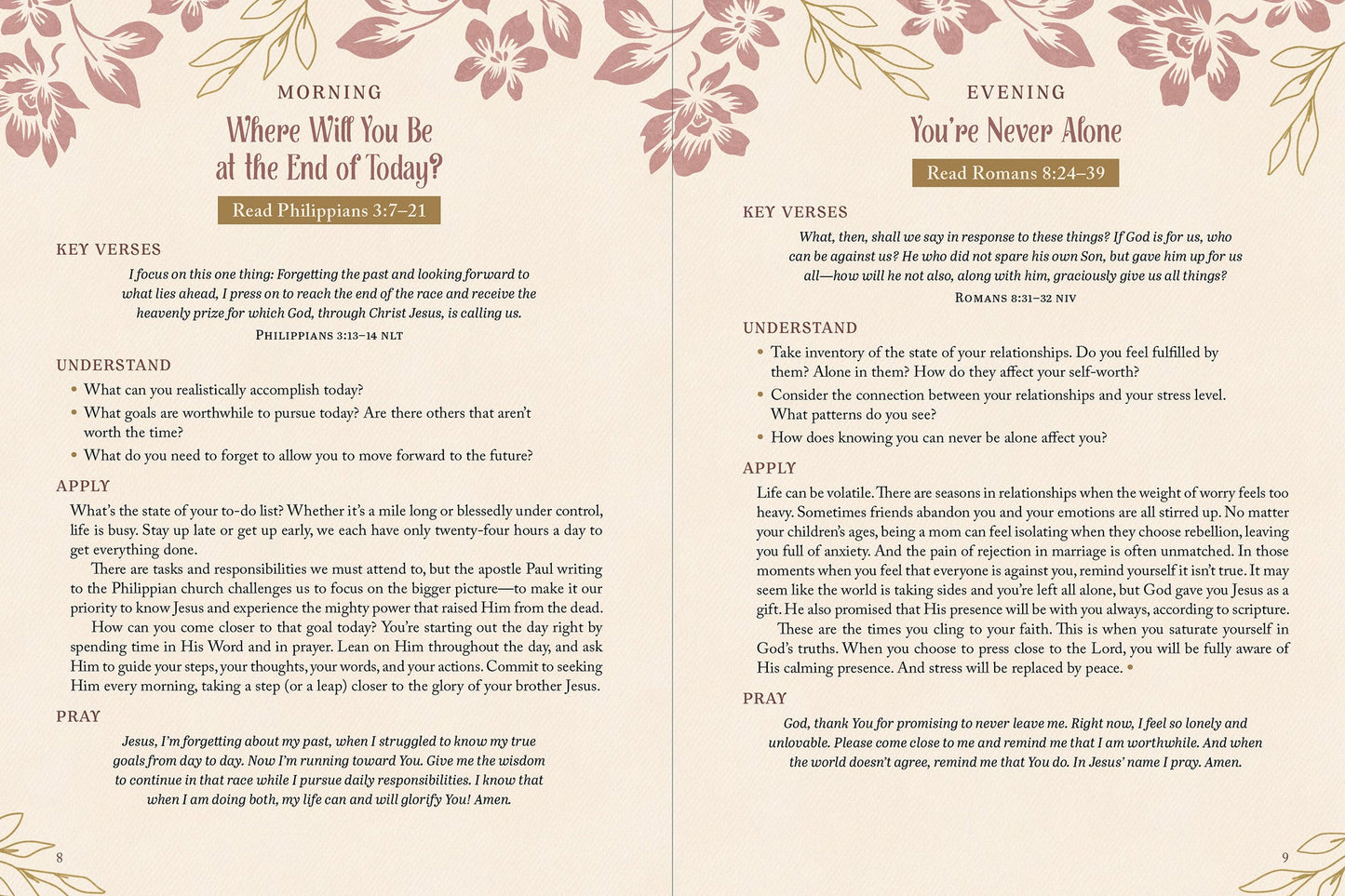 The 5-Minute Bible Study for Women: Morning and Evening Edition