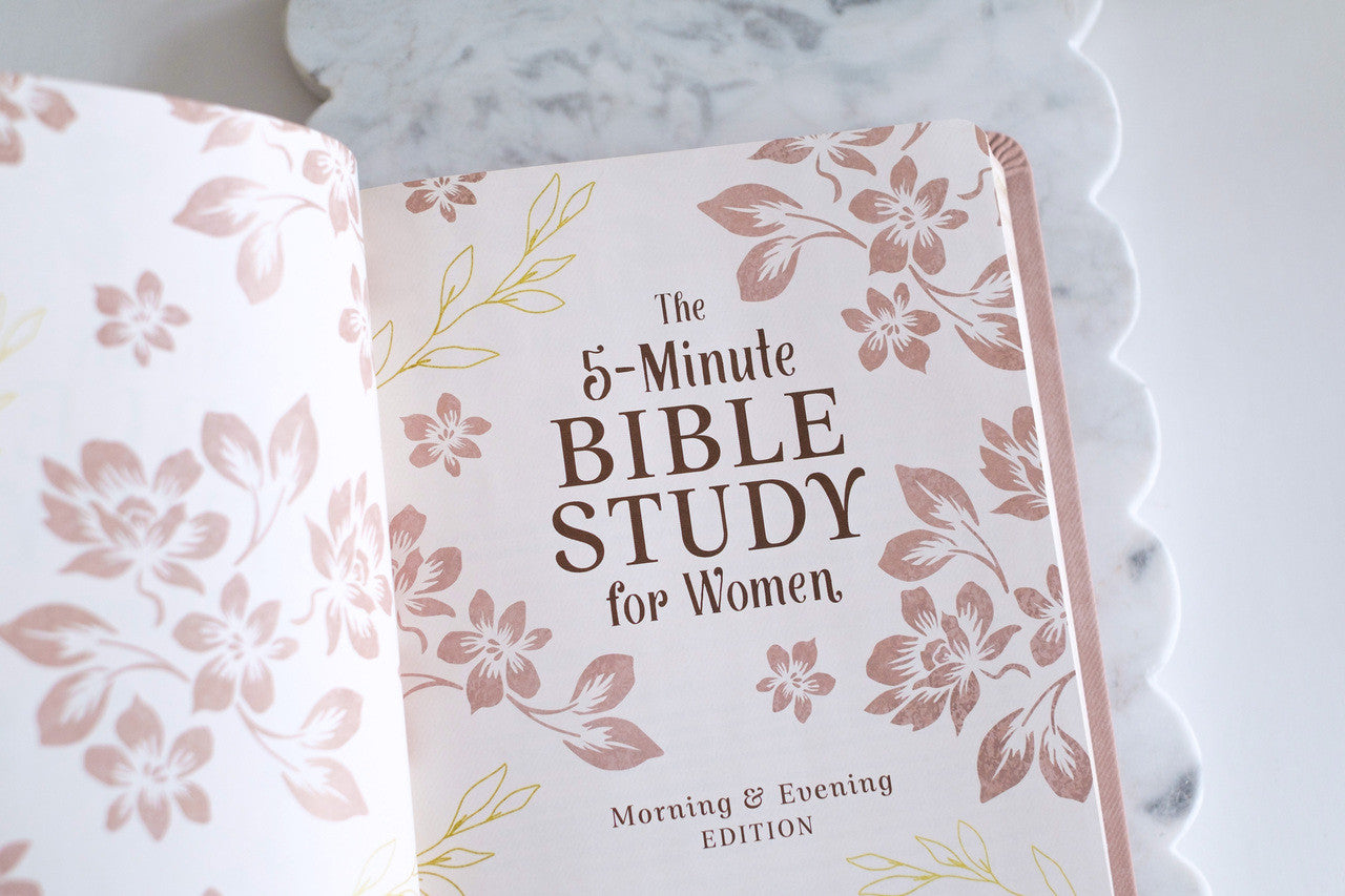 The 5-Minute Bible Study for Women: Morning and Evening Edition