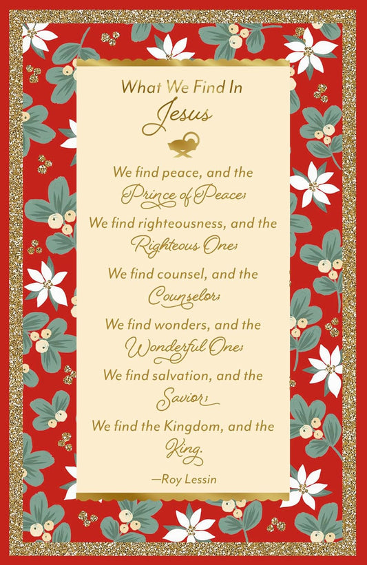 DaySpring - What we Find in Jesus - 18 Premium Christmas Boxed Cards and Envelopes