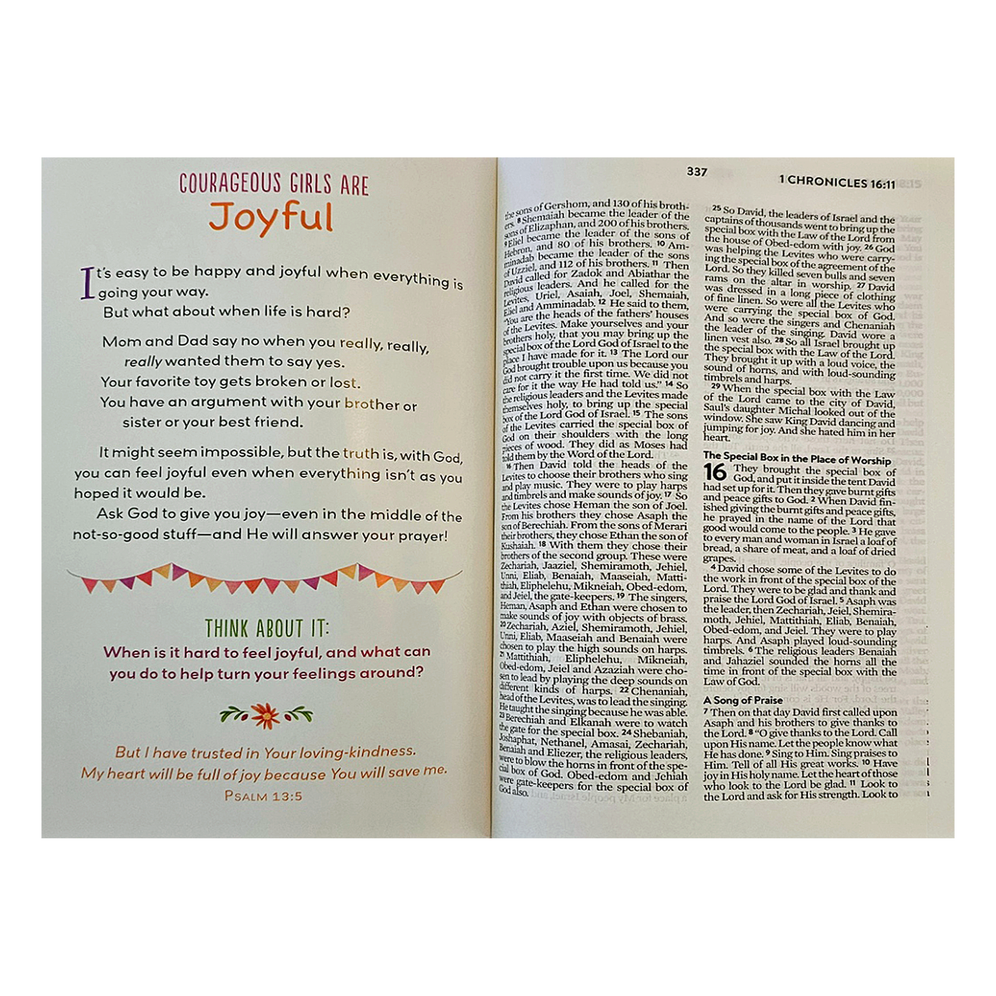 The A to Z Devotional Bible for Courageous Girls: New Life Version Hardcover