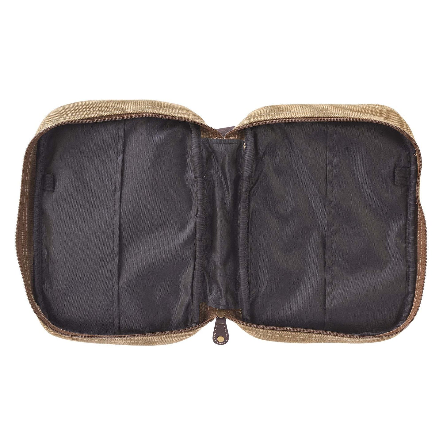 Amazing Grace Tan Canvas Classic Bible Cover