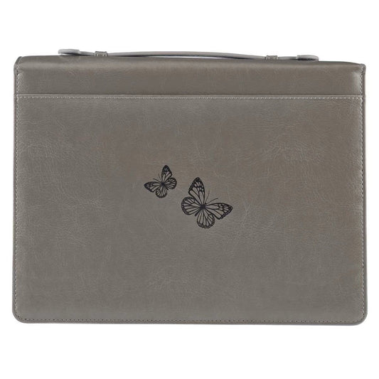 Be Still And Know Faux Leather Bible Cover - Psalm 46:10 (Extra Large)