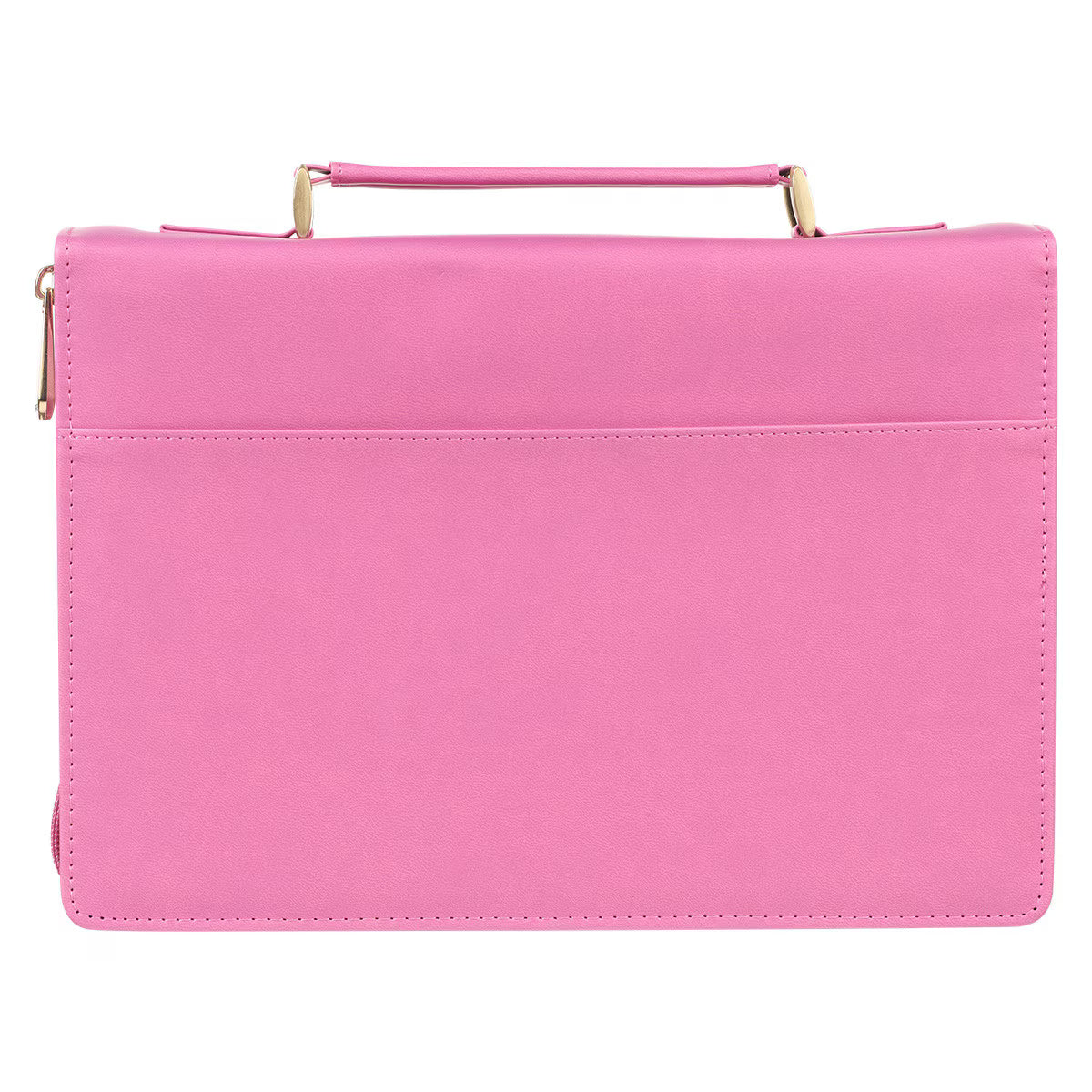 Amazing Grace Flower Field Pink Faux Leather Fashion Bible Cover
