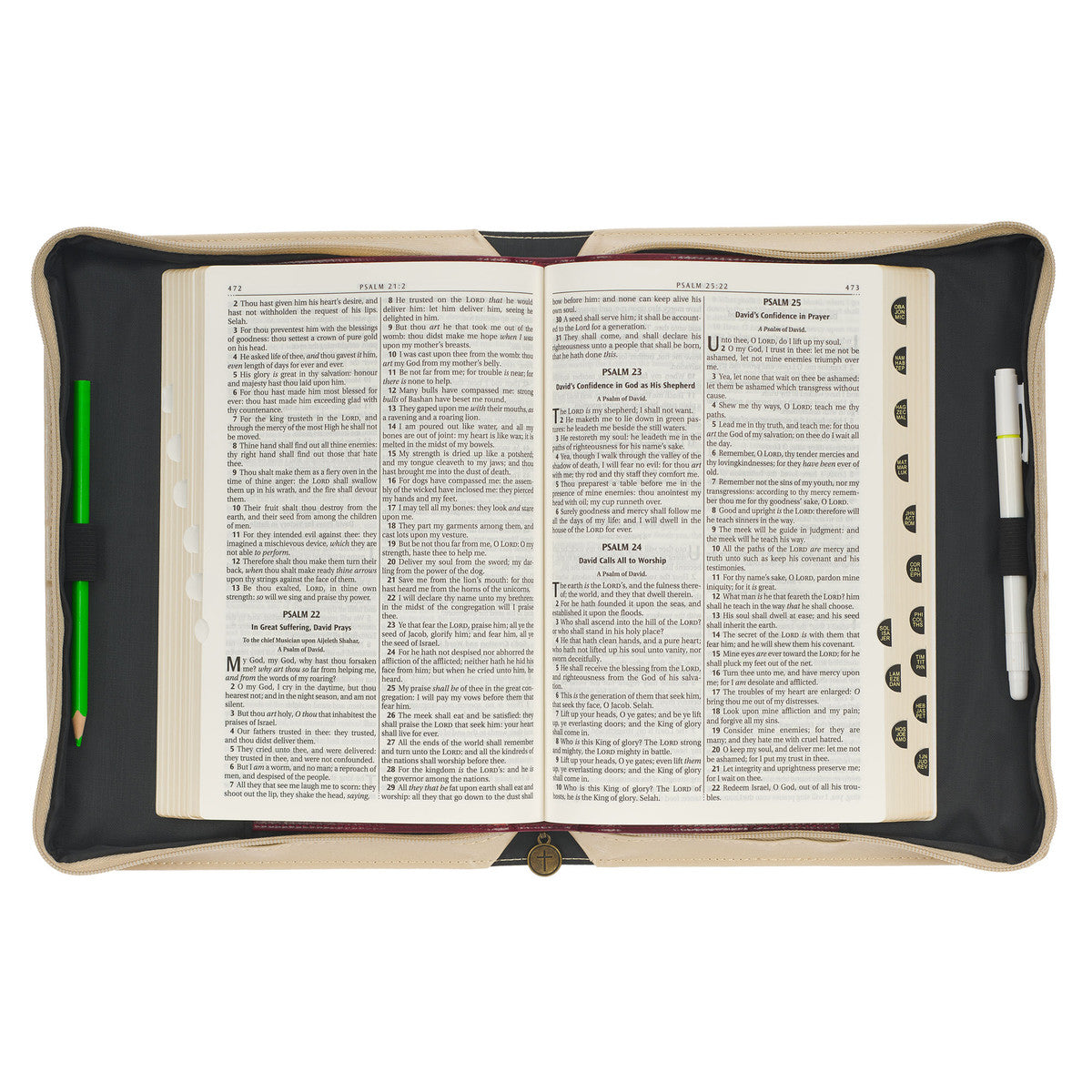 Hope Butterfly Teal Faux Leather Fashion Bible Cover (Large) - Isaiah 40:31